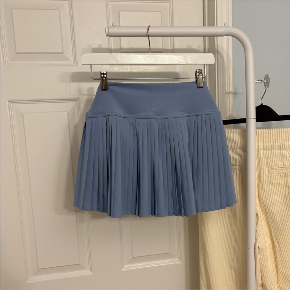 Aerie Light Blue Pleated Tennis Skort Size Small Tennis Prep - Picture 6 of 14